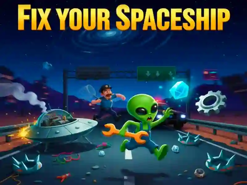 Spel Fix your Spaceship aanlyn