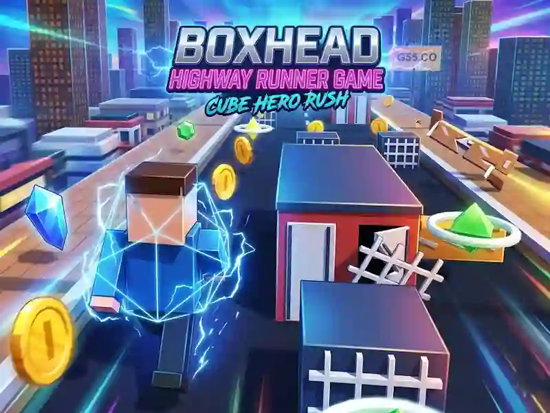 Spel Boxhead Highway Runner Game aanlyn