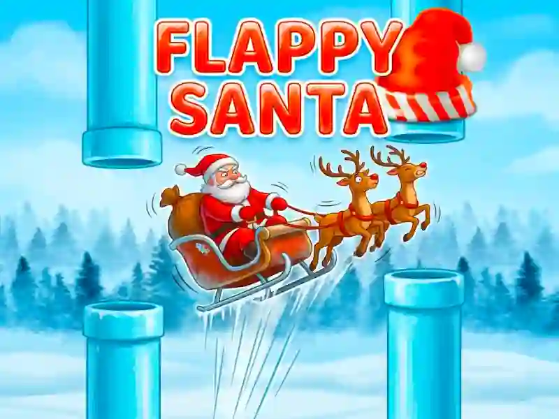 Spel Flappy Santa aanlyn