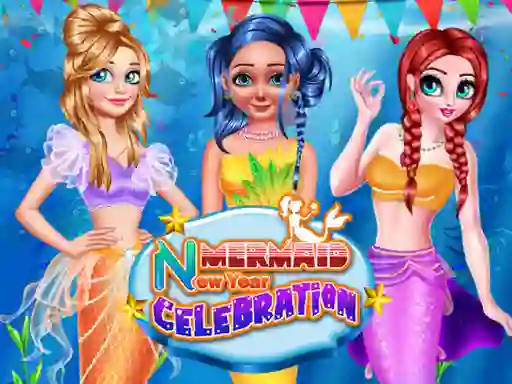 Spel Mermaid New Year Celebration aanlyn