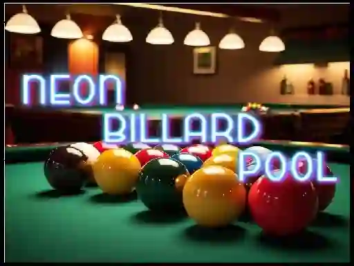 Spel Neon Billard Pool aanlyn