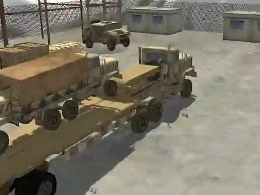 Spel Transport Army vehicle truck driving aanlyn