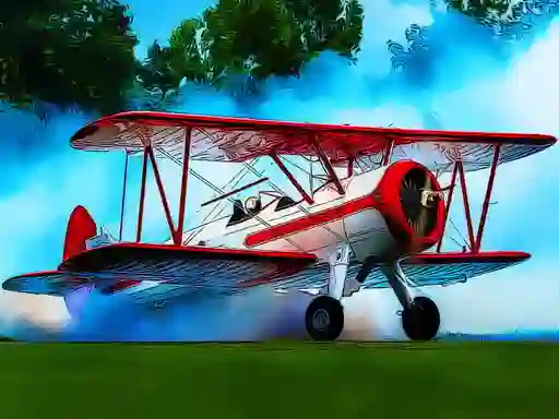 Spel Planes puzzle aanlyn