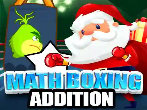 Spel Math Boxing Christmas Addition aanlyn