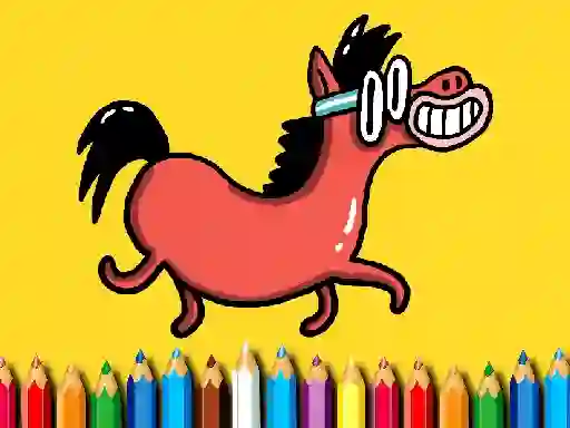 Spel Back To School: Pony Coloring Book aanlyn