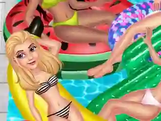 Spel Princess Pool Party Floats aanlyn