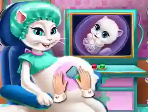 Spel Kitty Pregnant Check-up aanlyn