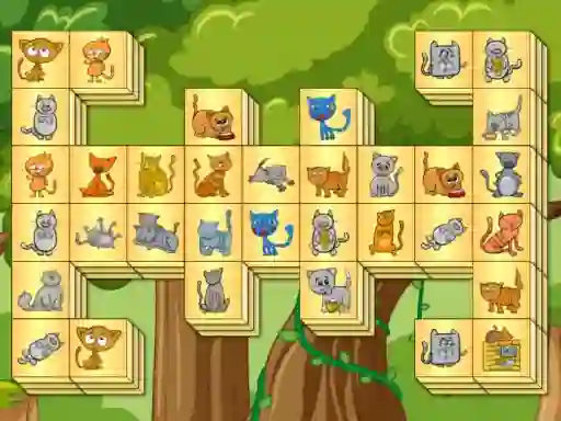 Spel Cats mahjong aanlyn