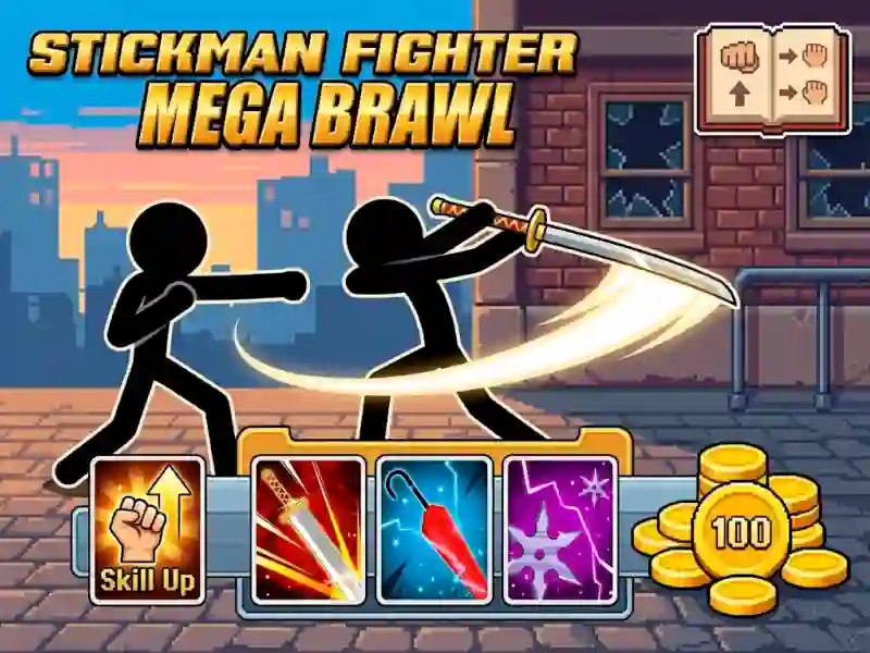Spel Stickman Fighter Mega Brawl aanlyn