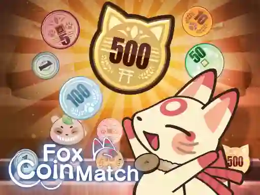 Spel Fox Coin Match aanlyn