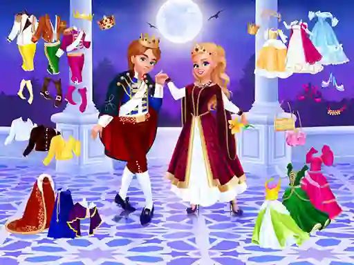 Spel Cinderella and Prince Charming aanlyn