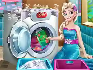 Spel Ice Queen Laundry Day aanlyn