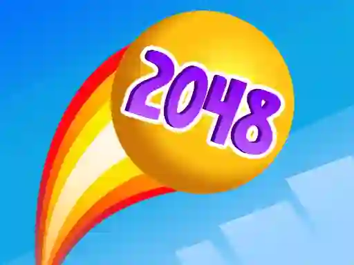 Spel Rainbow Balls 2048 aanlyn