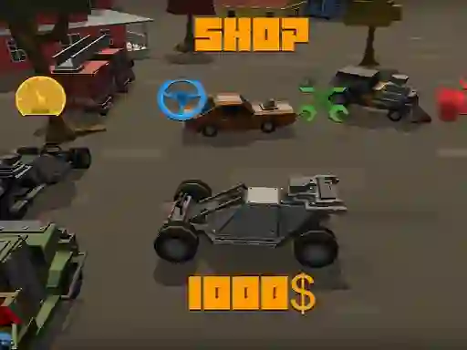 Spel City police car chase aanlyn