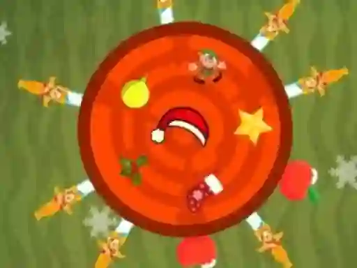 Spel Christmas Knife Hit aanlyn