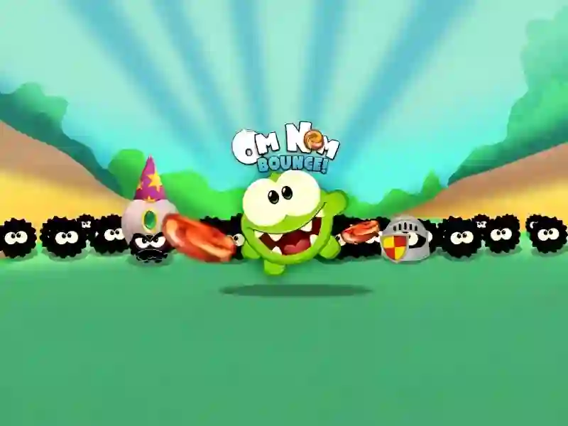 Spel Om Nom Bounce aanlyn