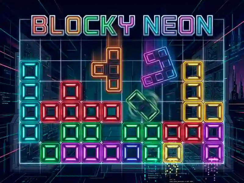 Spel Blocky Neon aanlyn