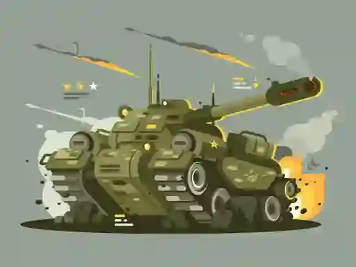 Spel Military Vehicles Match 3 aanlyn