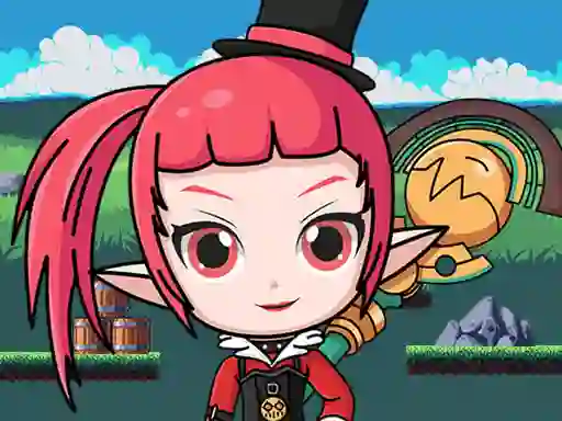 Spel Mage girl adventure aanlyn