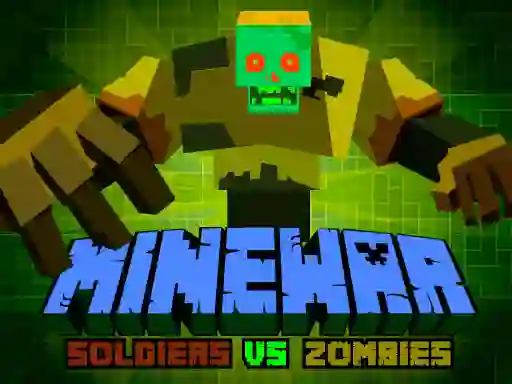 Spel Minewar Soldiers vs Zombies aanlyn
