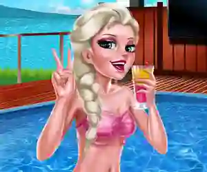 Spel Ice Queen Pool Day aanlyn