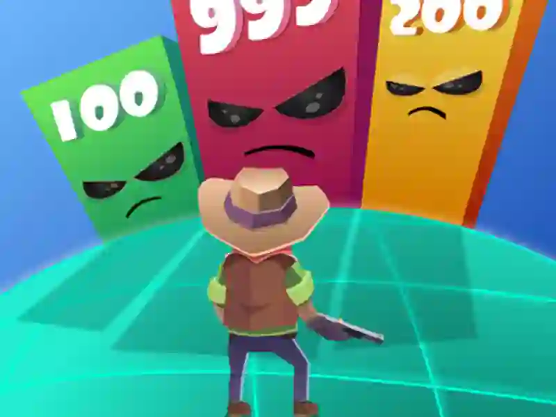 Spel Shoot Block Rush 3D aanlyn