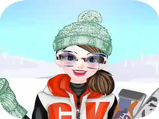 Spel Happy Ski Dressup aanlyn