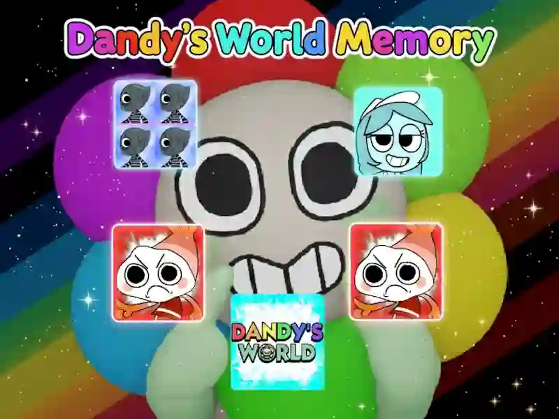 Spel Dandy's World Memory aanlyn