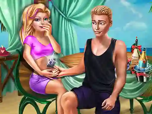Spel Ellie Beach Proposal aanlyn