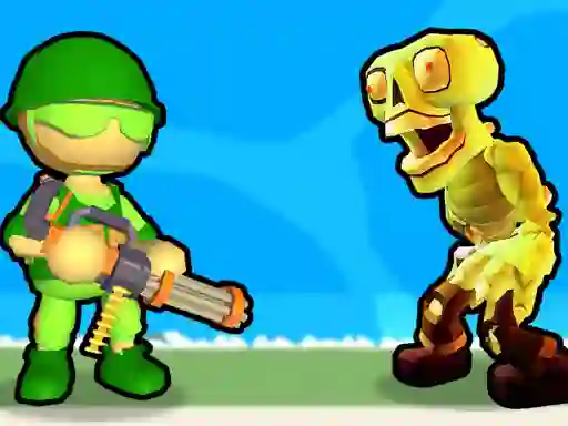 Spel Destruction of Stickman Zombie aanlyn