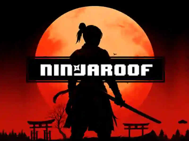 Spel Ninja Roof aanlyn