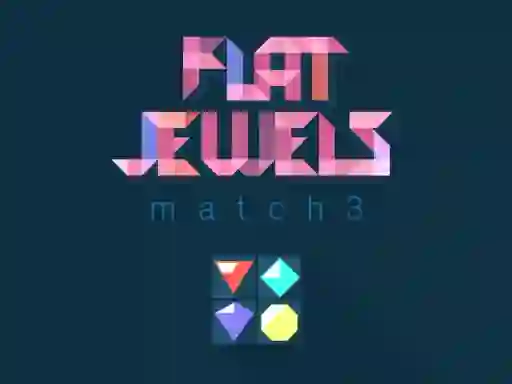 Spel Flat jewels match 3 aanlyn
