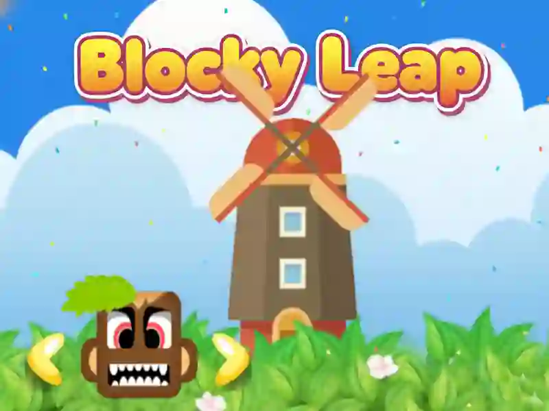 Spel Blocky Leap aanlyn