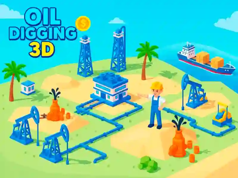 Spel Oil Digging 3D aanlyn