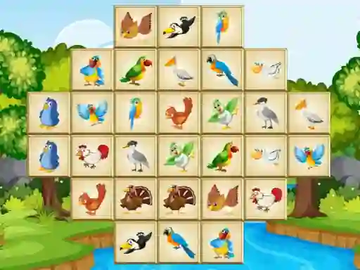 Spel Birds Mahjong Deluxe aanlyn