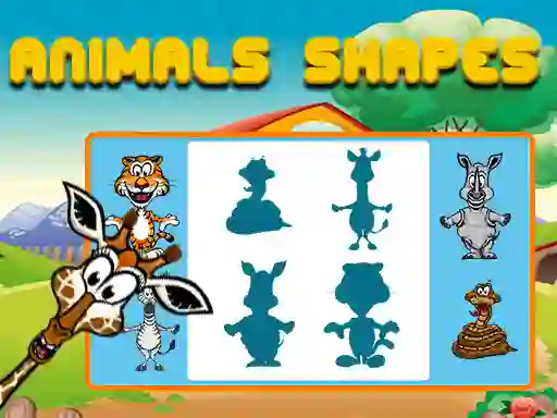 Spel Animals Shapes aanlyn