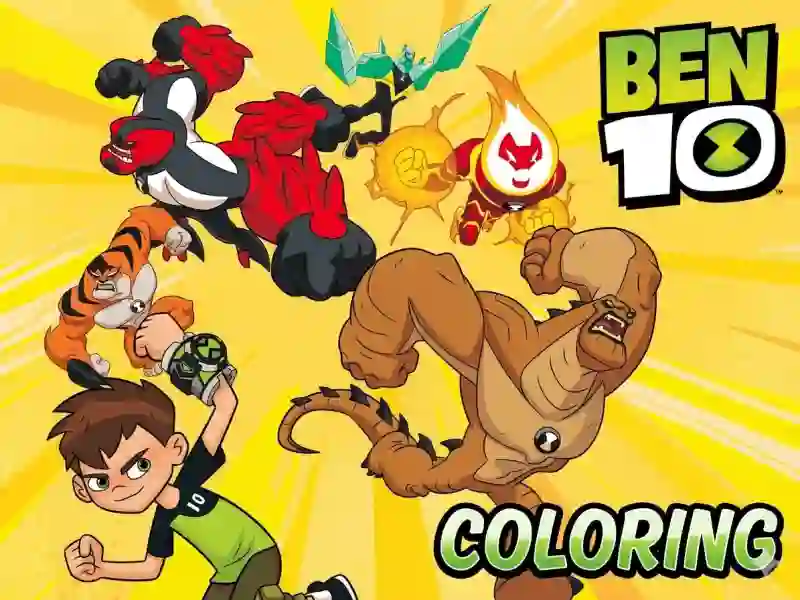 Spel Ben 10 Coloring aanlyn