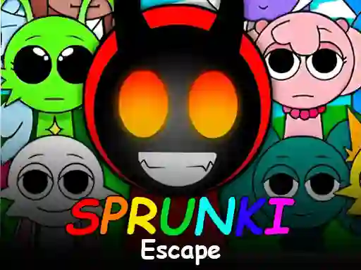 Spel Sprunki 3D Escape aanlyn