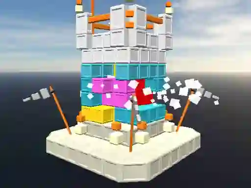 Spel Castle Block Destruction aanlyn