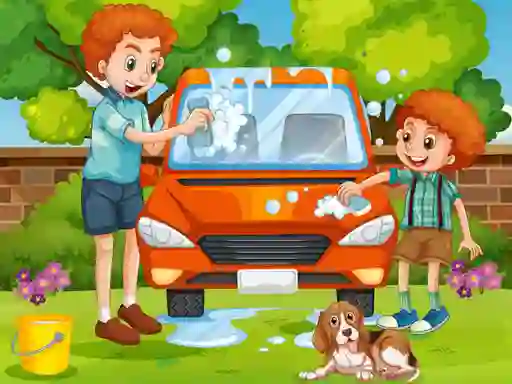 Spel Car Wash Hidden aanlyn