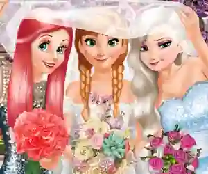 Spel Bride and Bridesmaides Dress up aanlyn