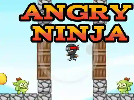 Spel Angry Ninja aanlyn