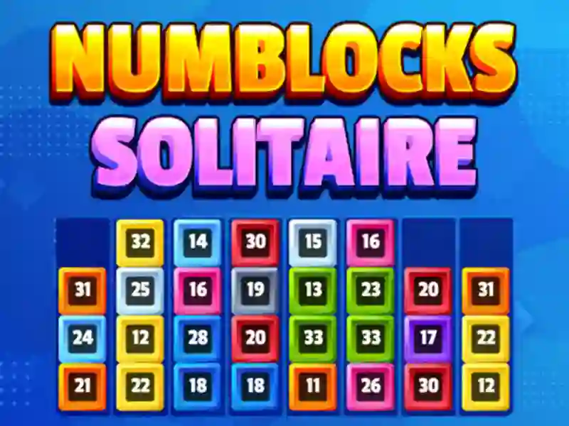 Spel Numblocks Solitaire aanlyn