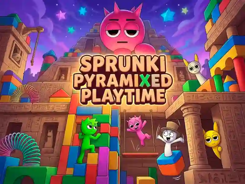 Spel Sprunki Pyramixed Playtime aanlyn