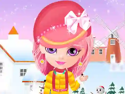 Spel Baby Halen Winter Dress Up aanlyn