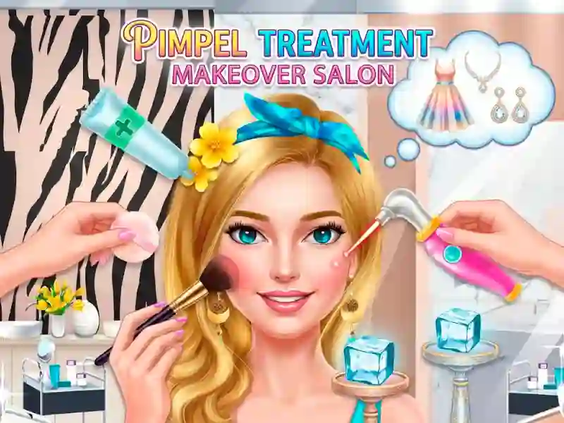 Spel Pimple Treatment Makeover Salon aanlyn