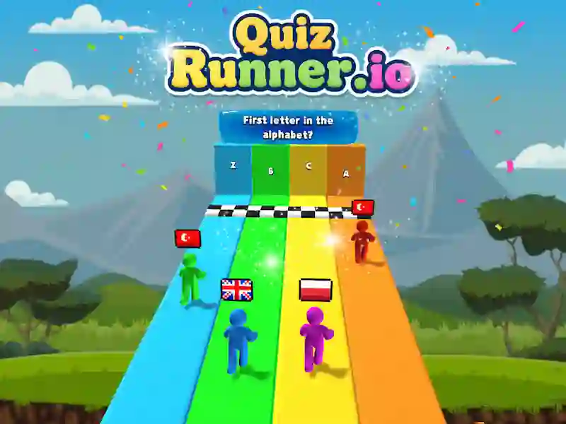 Spel Quiz Runner.io aanlyn
