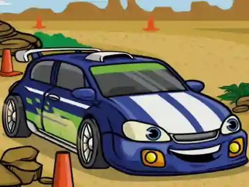 Spel Racing Cartoons Jigsaw aanlyn