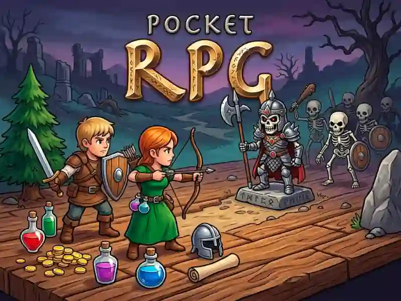 Spel Pocket RPG aanlyn