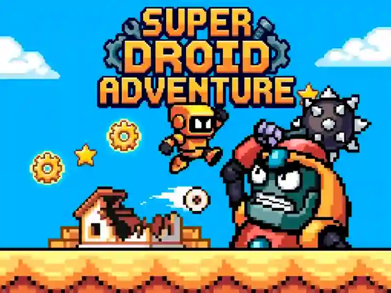 Spel Super Droid Adventure aanlyn